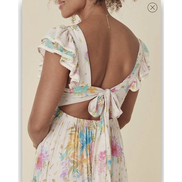 Spell & the Gypsy Collective Lei Lei Frill Gown Maxi Dress XXL NWT - Picture 3 of 8